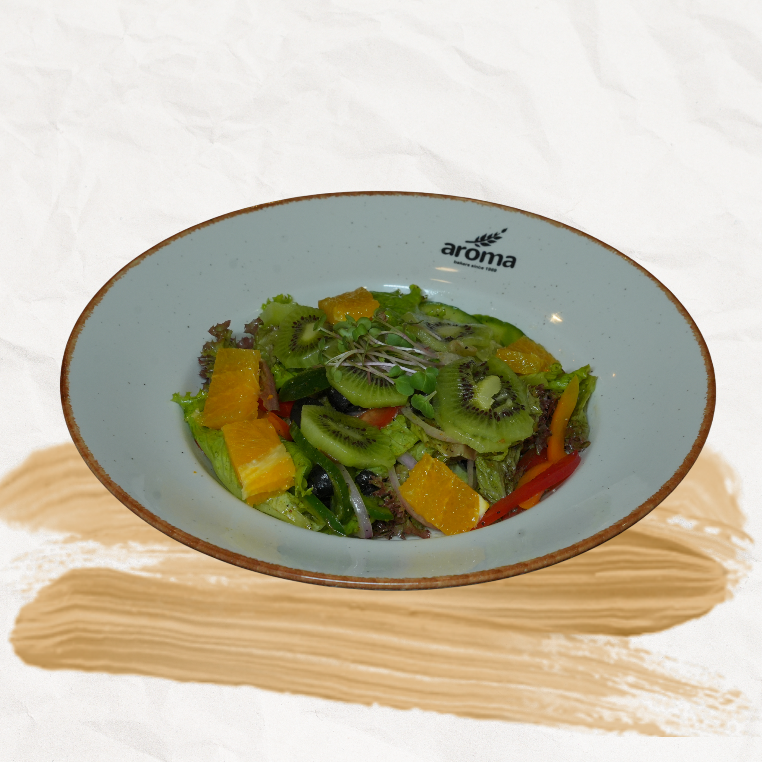Mesclun Greens Citrus Salad (Mustard Dressing)